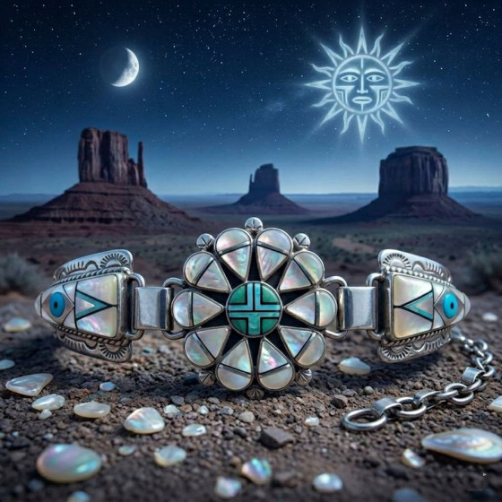 Pulsera Zuni del Dios Sol...