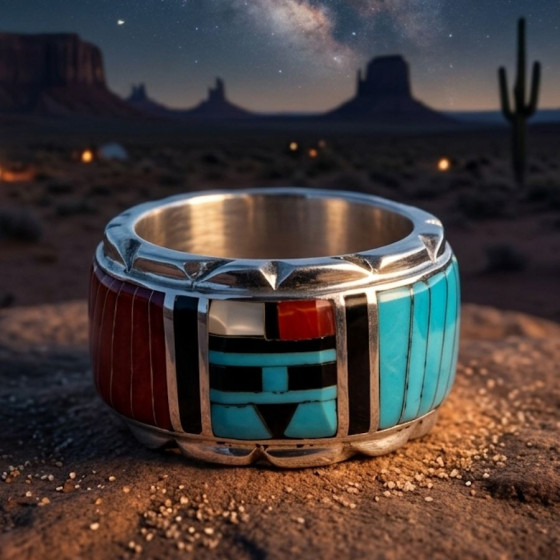 Native American Ring, Zuni...