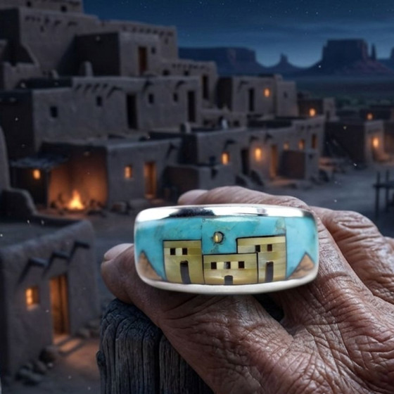 Anneau Amérindien, Pueblo,...