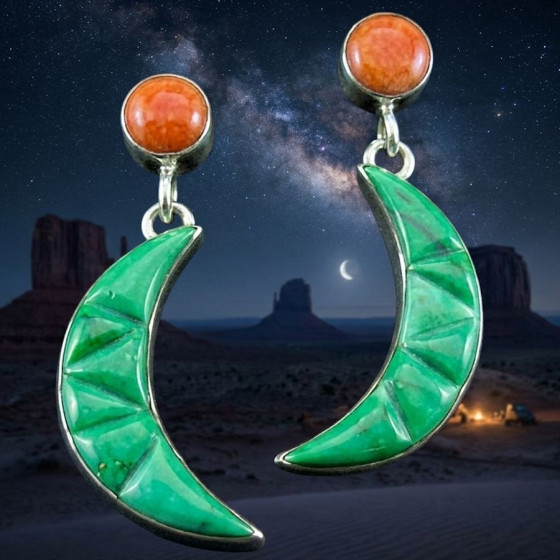 Paire de Boucles d'Oreilles...