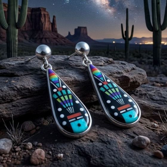 Boucles d'Oreilles Goutte...