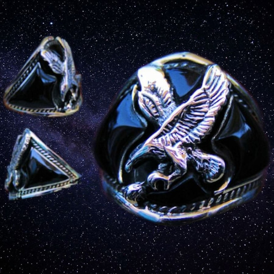 Anello Biker Eagle in...