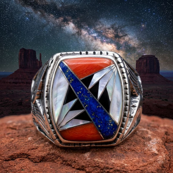Anillo de sello nativo...