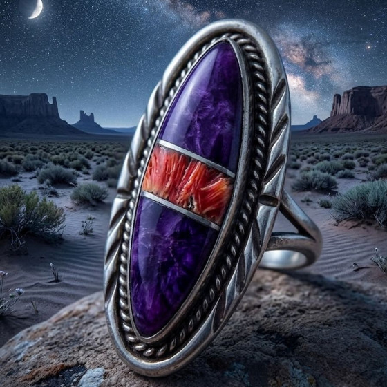 Long Oval Native American...