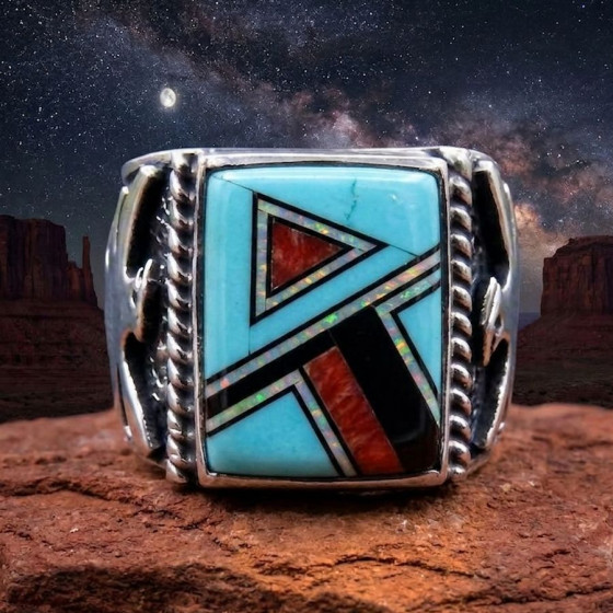 Bague Chevalière en Argent...