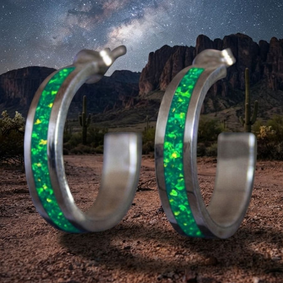Boucles d'Oreilles Navajo...