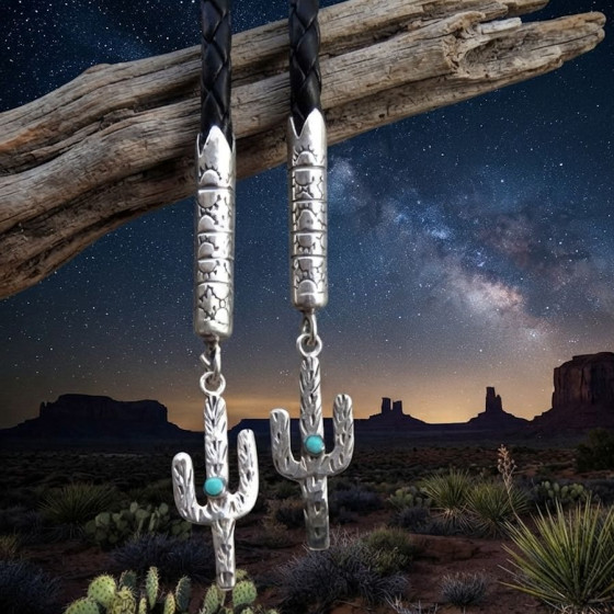 Paire d'Embouts de Bolo-Tie...