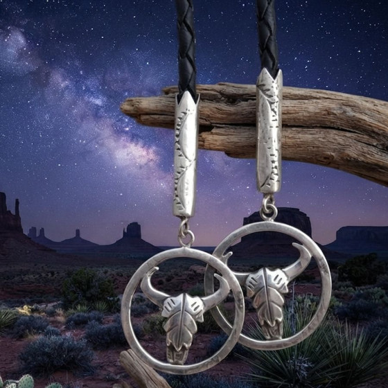 Paire d'Embouts de Bolo-Tie...