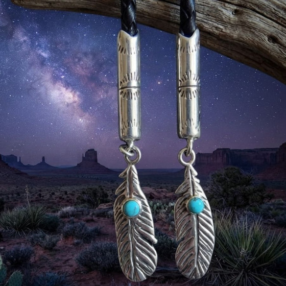 Paire d'Embouts de Bolo-Tie...