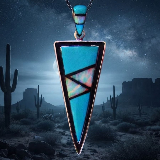 Navajo Pendant Arrowhead...