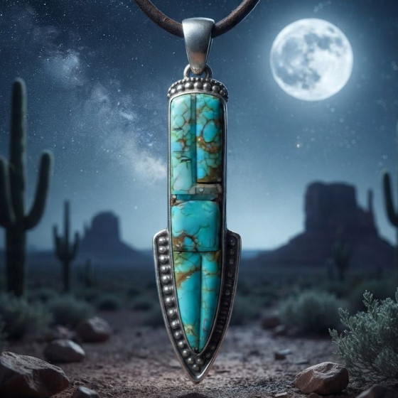 Pendentif Flèche Navajo en...