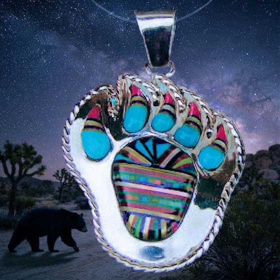 Bear Paw Pendant, Native...