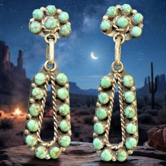 Pendientes Navajo de plata...