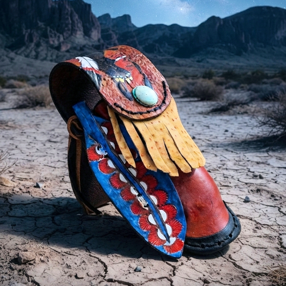Indian Warrior Embossed...