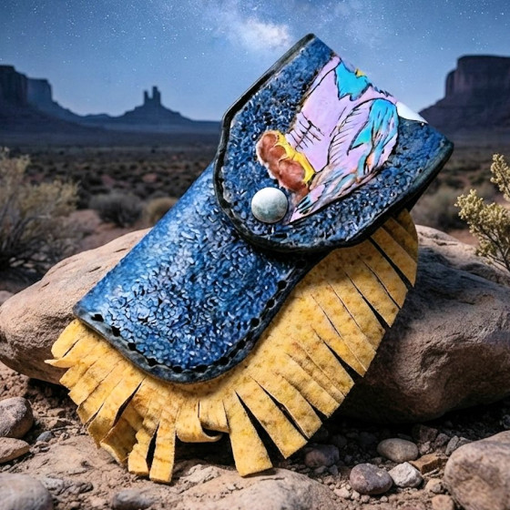 Owl Folding Knife Case