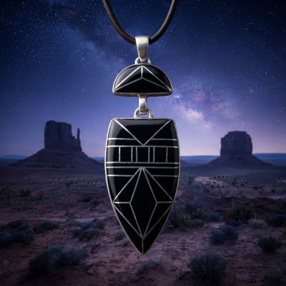Colgante navajo con forma...