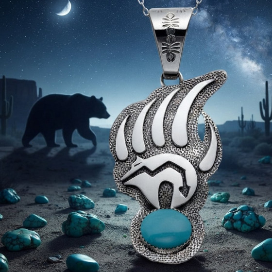 Colgante Navajo con Huella...