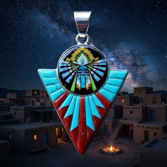 Kachina-Pfeilspitzen-Anhänger