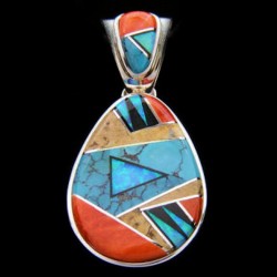 ZUNI STERLING SILVER PENDANT