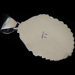 BÄRENKRALLE STERLING SILBER ANHÄNGER NAVAJO SCHMUCK