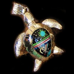 UNIVERSE TURTTLE PENDANT