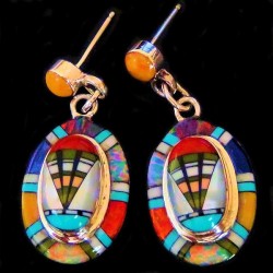 ZUNI SILVER EARRINGS