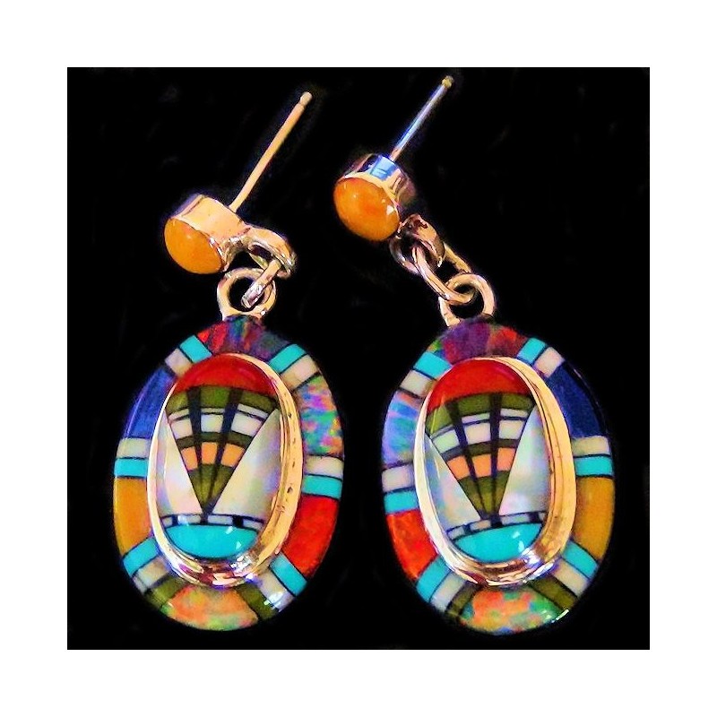 ZUNI SILVER EARRINGS