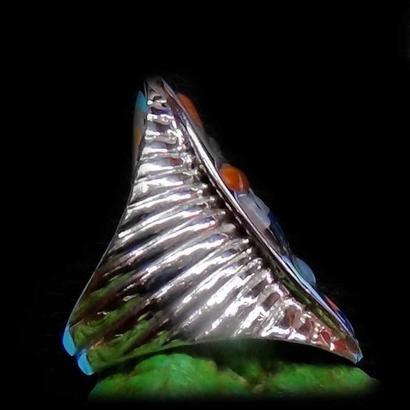 BAGUE THUNDERBIRD EN ARGENT