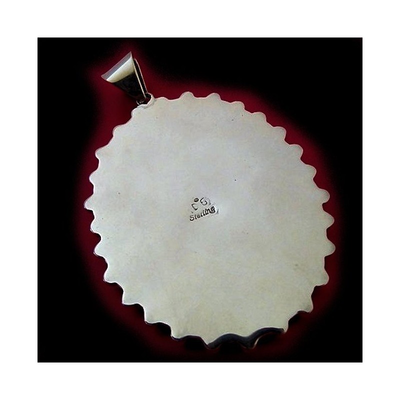 PENDENTIF NAVAJO OVALE TEARDROPS 