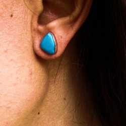 COLLIER ZUNI 6 TURQUOISES