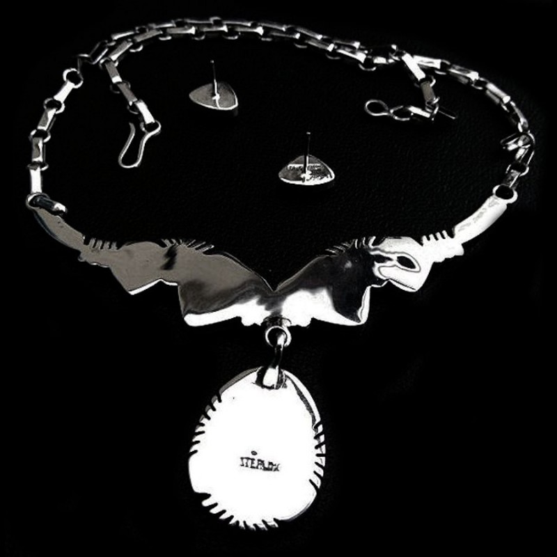 ZUNI HALSKETTE MIT 6 TÜRKISEN