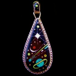 UNIVERSE STERLING SILVER PENDANT