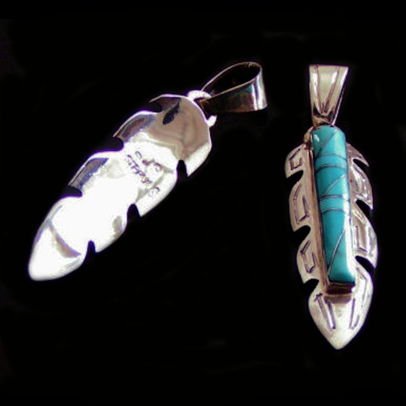 INDIANERSCHMUCK FEDER ANHÄNGER