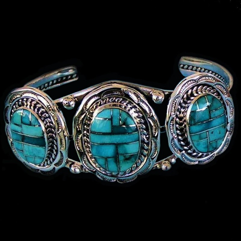ZUNI CHEAP INLAID BRACELET 