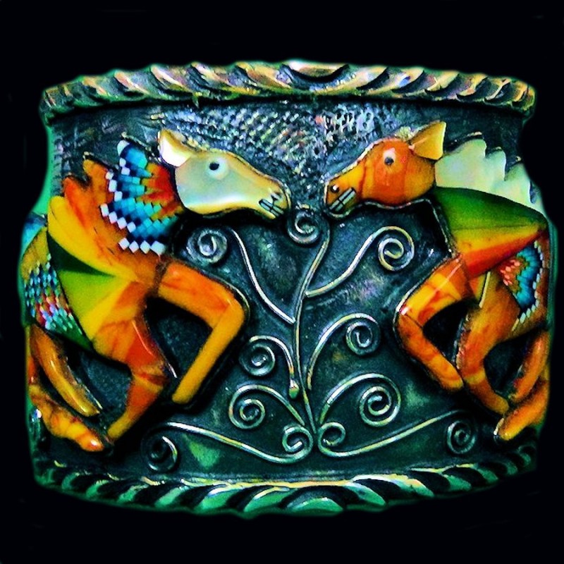 BRACELET ARGENT MASSIF CHEVAUX