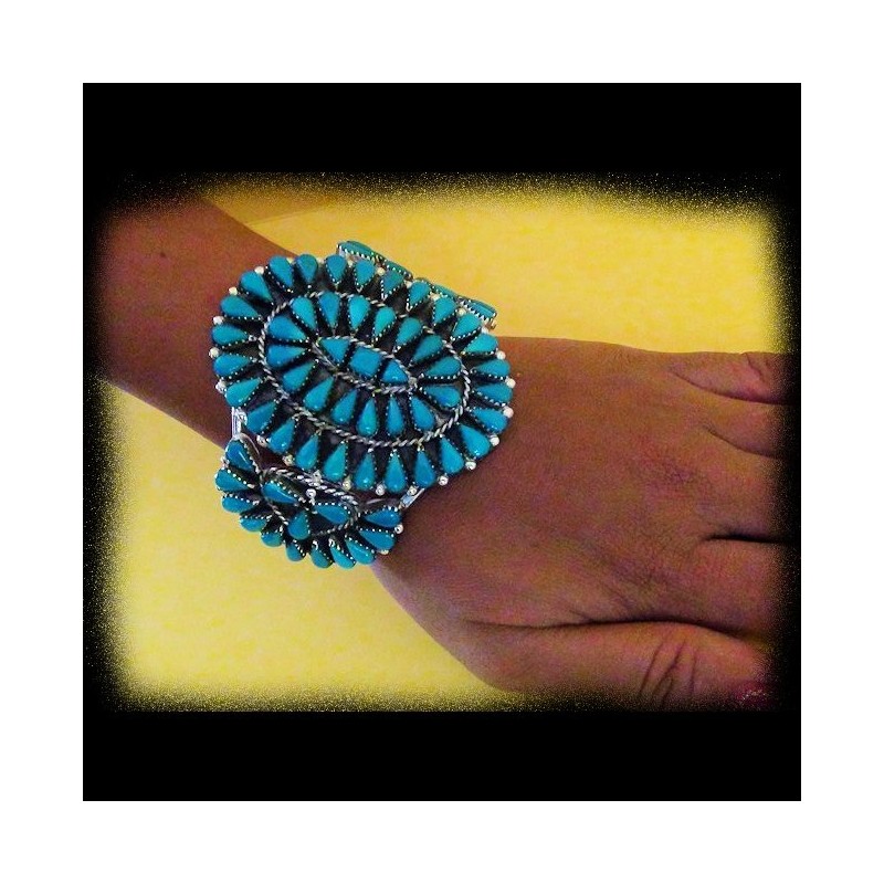 INDIANERSCHMUCK SLEEPING BEAUTY ZUNI ARMREIF