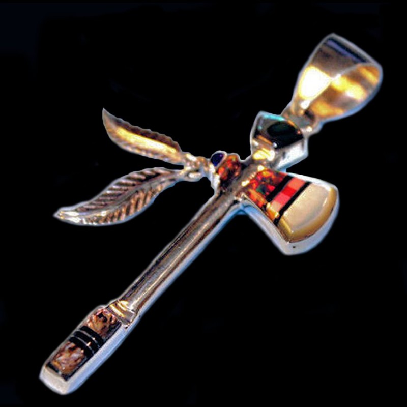 TOMAHAWK STERLING SILVER PENDANT