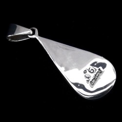 TURQUOISE TEARDROPS STERLING SILVER PENDANT