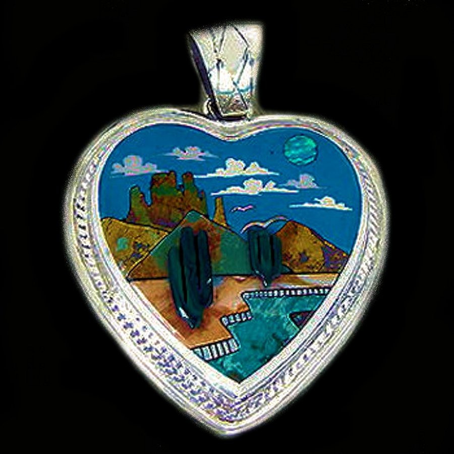 COLORADO HEART PENDANT 