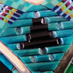 COLLIER ZUNI PIERRES MULTICOLORE THUNDERBIRD