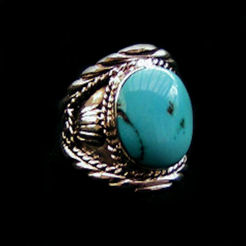 CABOCHON STERLING SILBER RING