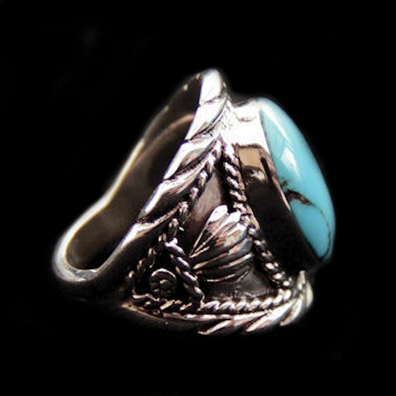 CABOCHON STERLING SILBER RING
