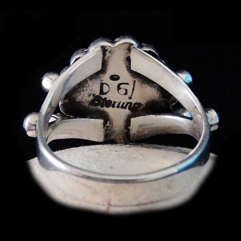 STONES SILVER RING