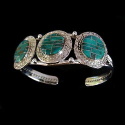 ZUNI CHEAP INLAID BRACELET 