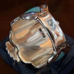 BAGUE AIGLE EN ARGENT MASSIF