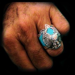 EAGLE STERLINGSILVER RING