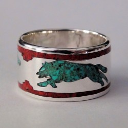 WOLF STERLING SILBER BANDRING