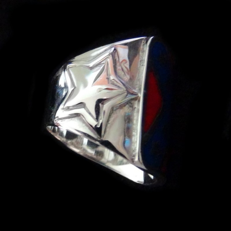 CONFEDERATE FLAG RING