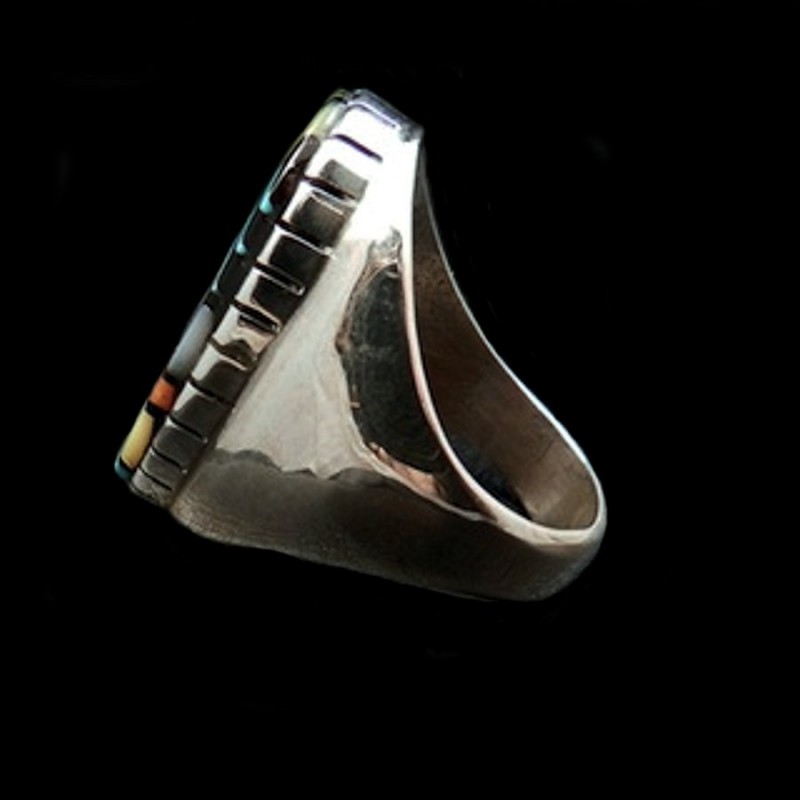 NAVAJO SYMBOL SILBER RING