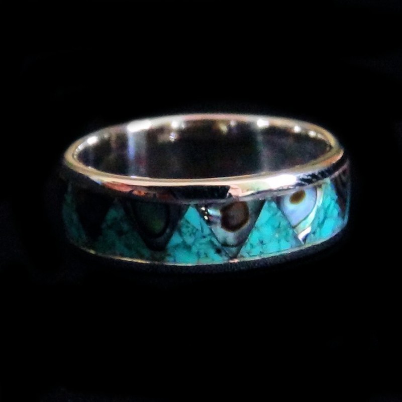 BAGUE ANNEAU ALLIANCE EN ARGENT 